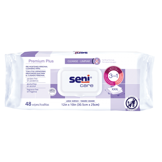 Seni Care Premium Plus Personal Cleansing Wipes