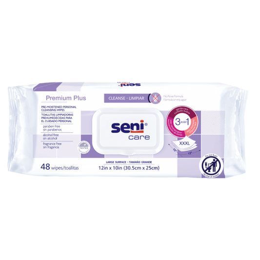 Seni Care Premium Plus Personal Cleansing Wipes